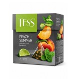 Tess чай зеленый Peach Summer, 20 пирамидок